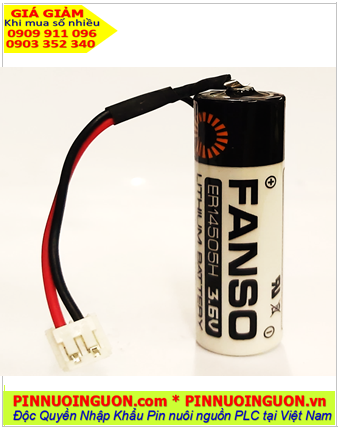 Fanso ER14505H; Pin nuôi nguồn PLC Fanso ER14505H lithium 3.6v AA 2700mAh chính hãng (ZẮC CẮM)